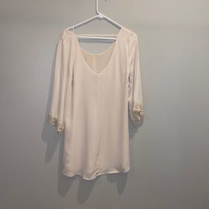 Cream Shift dress